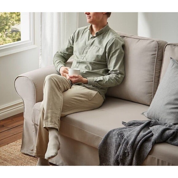 Ikea VRETSTORP Cover for sleeper sofa Kilanda light beige new Replacement couch - Picture 3 of 8